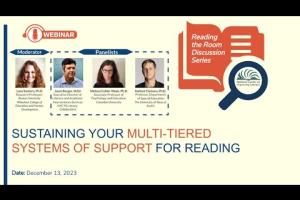 Reading the Room: Sustaining Your Multi-Tiered Systems of Support for Reading (MTSS-R)
