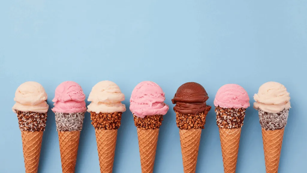 ice cream flavors