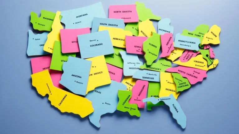 Map of the US